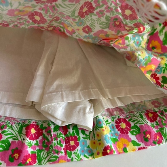 Lilly Pulitzer vintage Floral skort with Lace Detail size 00 - Picture 4 of 5